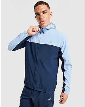 New Balance Colour Block Woven Jacket - Blue
