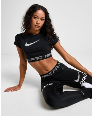 Nike Training Pro Cropped Maglia - Nero