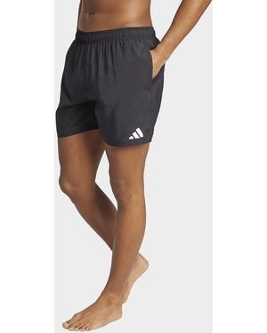 adidas Mens Costume Da Bagno Con Pantaloncini Da 5 Pollici - Nero
