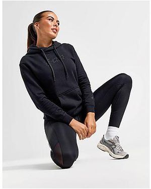 Asics Felpa con Cappuccio Logo - Nero