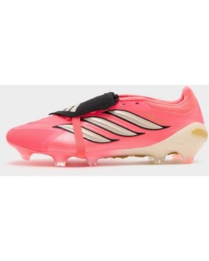 adidas Chaussure De Football Languette Rabattue Predator Pro Terrain Souple - Rose