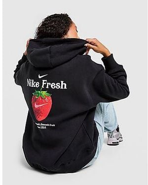 Nike Strawberry Graphic Overhead Hoodie - Black