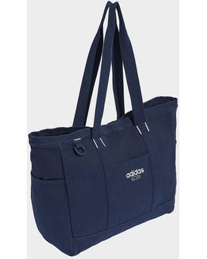 adidas BORSA TOTE IN TELA - Blu