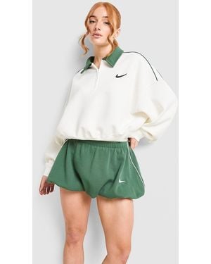 Nike Womens Disrupt 1/4 Zip Sweatshirt - Verde