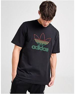 adidas Originals Multi Outline Trefoil T-shirt - Black
