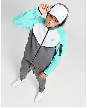 Nike Felpa con Cappuccio Tech Fleece - Nero