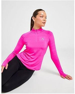 MONTIREX Breathe 1/4 Zip Top - Pink