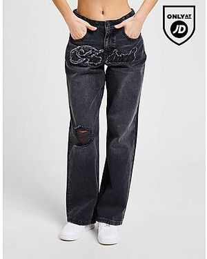 Hoodrich Jeans Front Script - Nero