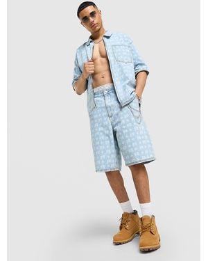 SUPPLY + DEMAND Mens Mill Shorts - Blu