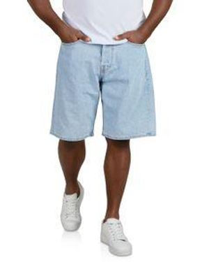Jack & Jones Jeans Shorts Herren Baggy Fit Jjialex Jjcooper - Blau