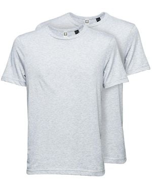 G-Star G-Star Herren Basic T-Shirt Rundhals 2Er Pack - Blau