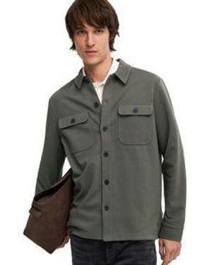 Only & Sons Herren Freizeit Hemd Onsnewkodyl Overshirt Regular Fit - Grau
