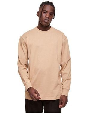 Urban Classics Herren Langarmshirt Tall - Natur