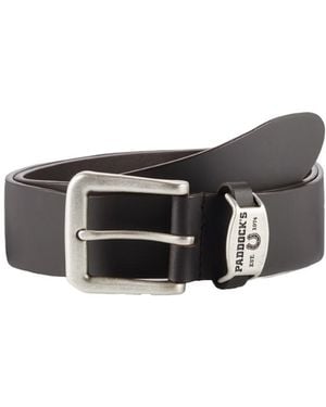 Paddock's Paddocks Herren Damen Ledergürtel 98085 - Weiß