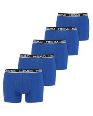 Head Herren Boxershort Basic Boxer Ecom 5Er Pack - Blau