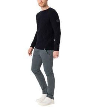Timezone Herren Chino Hose Slim Jannotz - Schwarz