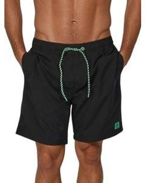 Riverso Badehose Herren Rivdavid Regular Fit - Schwarz