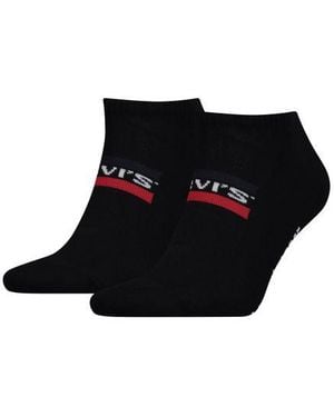 Levi's Sneaker Sportsocken Low Cut Sportswear Logo 2Er Pack - Schwarz