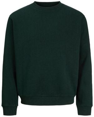 Jack & Jones Herren Sweatshirt Jjebradley Sweat Crew - Grün