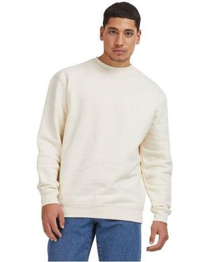 Urban Classics Herren Sweatshirt Crewneck - Weiß