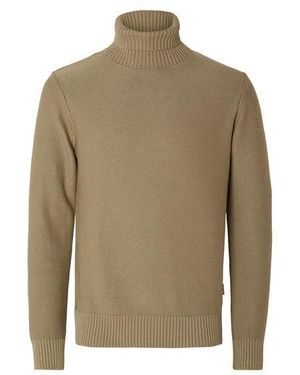 SELECTED Selected Herren Rollkragen Pullover Slhaxel Regular Fit - Grün