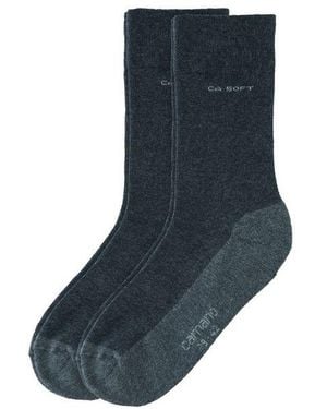 Camano Ca-Soft Walk Socken 2Er Pack - Blau