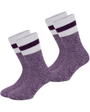 S.oliver Damen Fashion Hygge Home-Socks 2Er Pack 37-38 41-42 - Lila