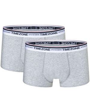Timezone Herren Boxershort Twin Pack 2Er Pack - Blau