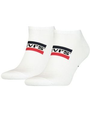 Levi's Sneaker Sportsocken Low Cut Sportswear Logo 2Er Pack - Weiß