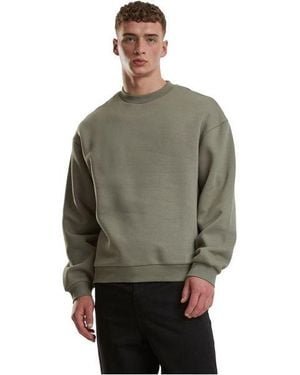 Urban Classics Herren Sweatshirt Fluffy - Grau