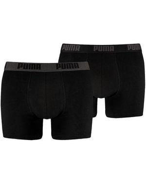 PUMA Herren Boxershort Basic Boxer - Schwarz