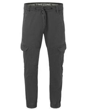 Timezone Cargo Hose REGULAR BROOKLYNTZ - Grau