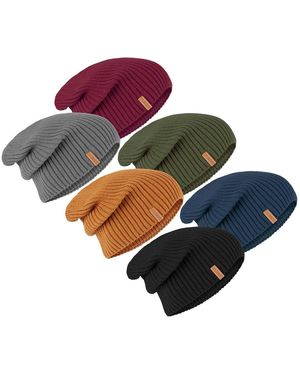 Riverso Herren Slouch Beanie Rivsimon 2Er Pack - Grün