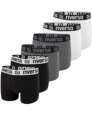Riverso Boxershorts Herren Rivole 6Er Pack - Grau