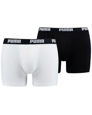 PUMA Herren Boxershort Basic Boxer - Schwarz