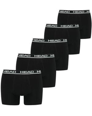 Head Herren Boxershort Basic Boxer Ecom 5Er Pack - Schwarz