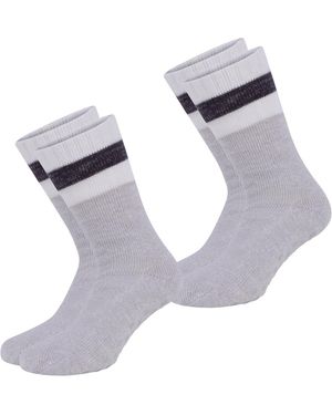 S.oliver Damen Fashion Abs Home-Socks 2Er Pack 37-38 41-42 - Grau