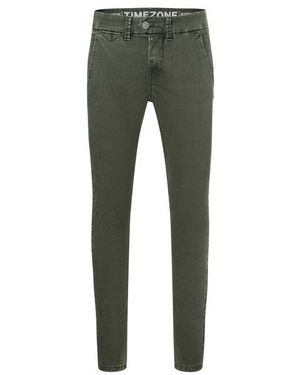 Timezone Herren Chino Hose Slim Jannotz - Grün
