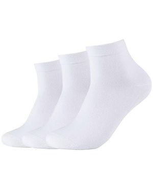 Camano Ca-Soft Quarter Socken 3Er Pack - Weiß