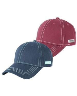 Riverso Herren Cap Rivnoel Baseballcap 2Er Pack - Grau