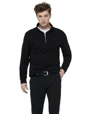 Only & Sons Herren Pullover Onsceres Half Zip Sweat - Blau