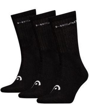 Head Sportsocken Elements All Sports Crew 3Er Pack - Schwarz