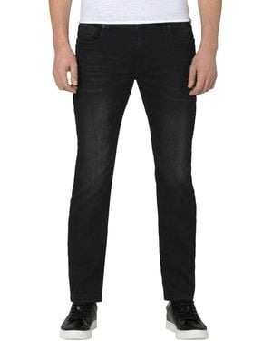 Timezone Herren Jeans Slim Eduardotz Mid Waist - Schwarz