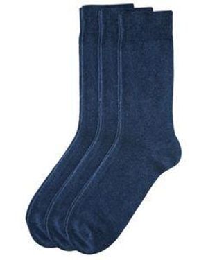 Camano Ca-Soft Socken 3Er Pack - Blau