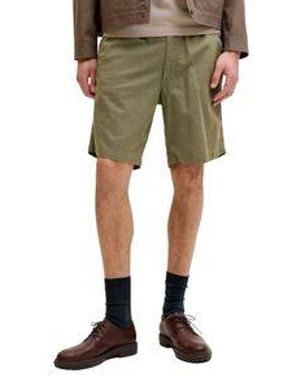 Jack & Jones Herren Sweat Short Jpstjaiden Hybrid Bondi Jog - Grün