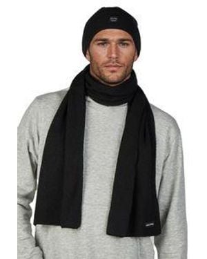 Jack & Jones Mütze Schal Set Herren - Schwarz