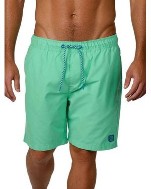 Riverso Badehose RIVDavid Regular Fit - Grün