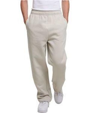 Urban Classics Herren Jogginghose Fluffy Trackpants - Grau