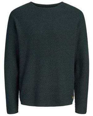 Jack & Jones Herren Rundhals Strickpullover Jprblumason Knit Crew Neck - Grün
