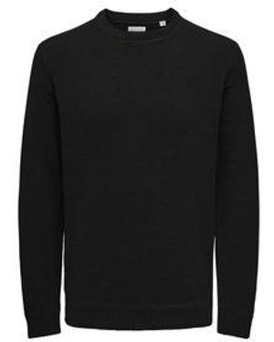 Only & Sons Herren Pullover Onsethan Life Reg 7 Crew Knit T - Schwarz